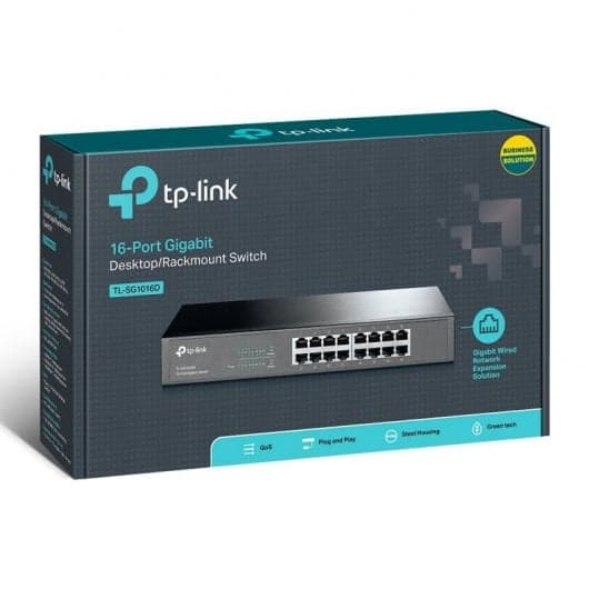 TP-LINK TL- SG1016D Switch 16 Puertos Gigabit 10/100/1000