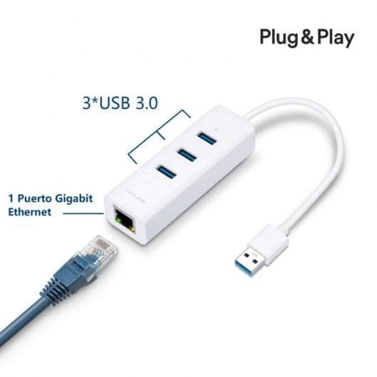 TP-LINK UE330 Adaptador de Rede USB 3.0 para Ethernet Gigabit