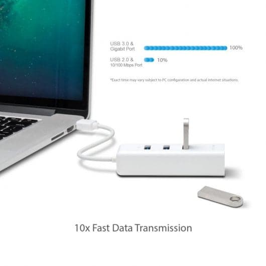TP-LINK UE330 Adaptador de Rede USB 3.0 para Ethernet Gigabit