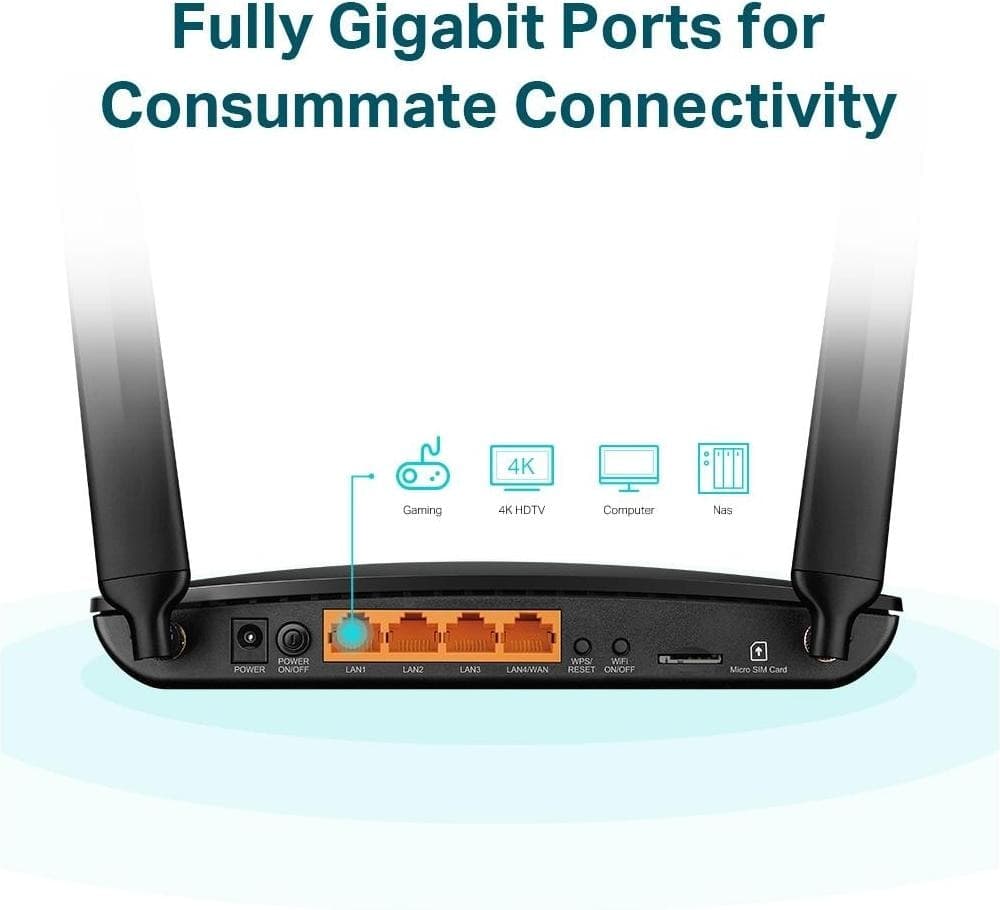 TP-Link Archer MR600 4G+ Dual Band Gigabit Router