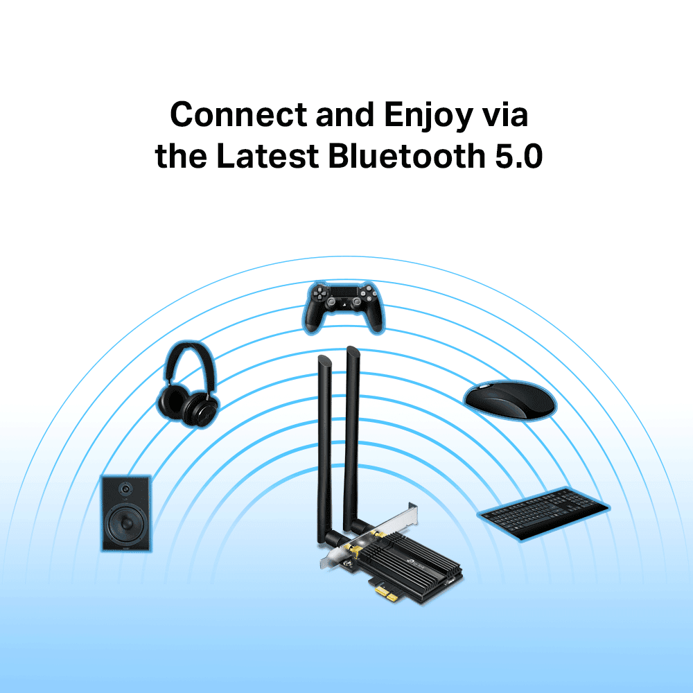TP-Link Archer TX50E Wi-Fi 6 PCIe adapter AX3000 Bluetooth 5.0