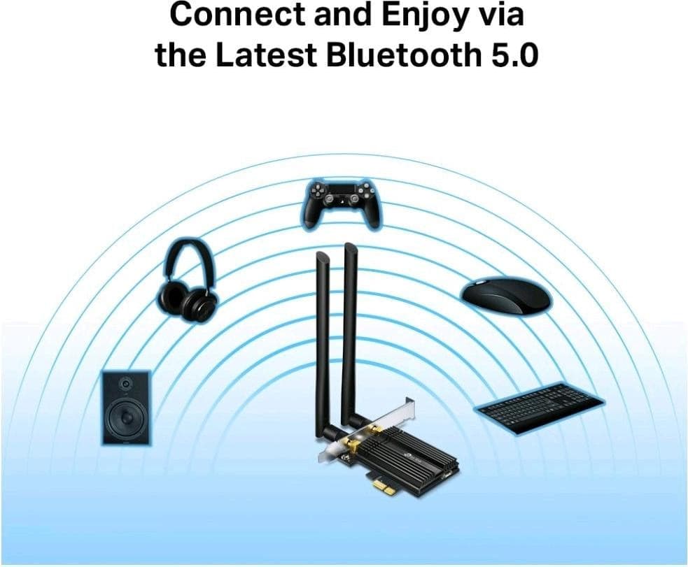 TP-Link Archer TX50E Wi-Fi 6 PCIe adapter AX3000 Bluetooth 5.0