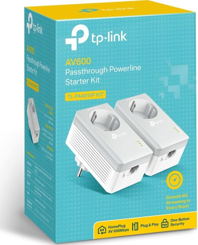 TP-Link Powerline Nano Ethernet Adapter 500Mbps TL-PA4010PKIT