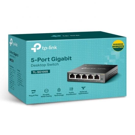 TP-Link TL-SG105S Switch 5 Portas 10/100/1000Mbps