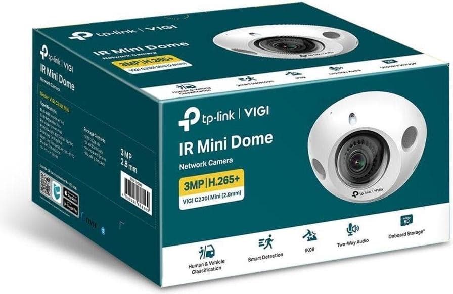 TP-Link VIGI C230I MINI(2.8MM) - Mini dome camera, 3MP, 2.8mm
