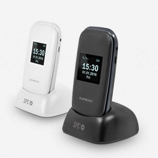 Telemóvel Básico SPC Harmony Dual Sim Preto Telefone Sénior