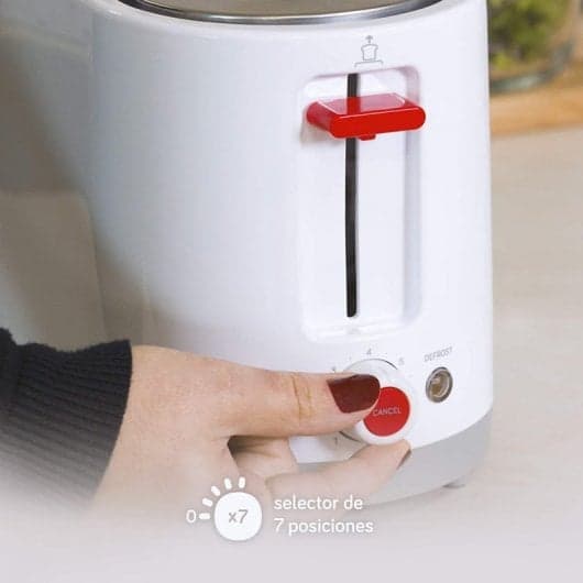 Ufesa TT7375 Torradeira de 2 Ranhuras Largas 1400W