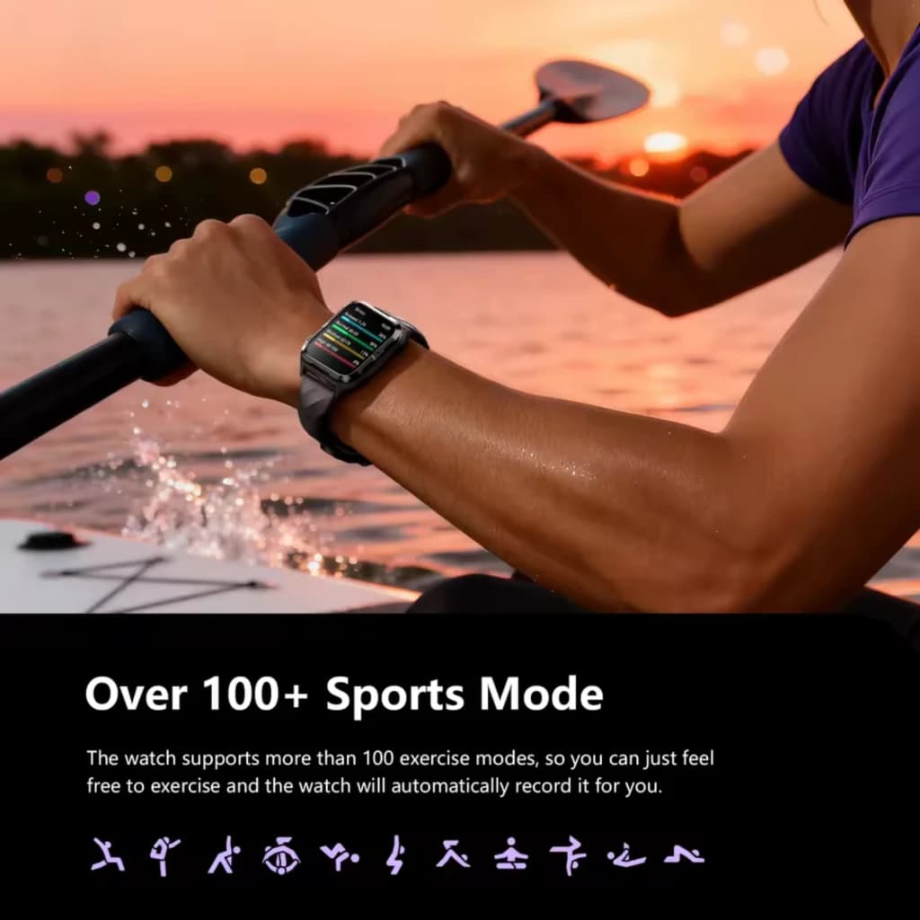 Blackview W10 Pro Smartwatch 11 dias IP68 Preto
