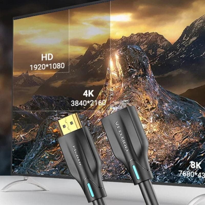 Vention AHBBF 1m macho - fêmea - cabo HDMI 2.1