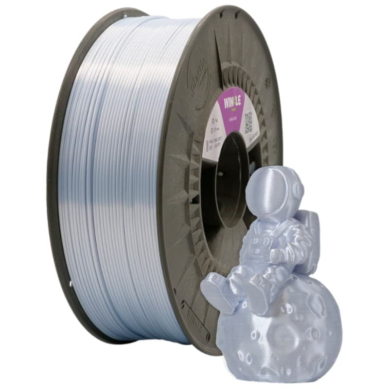 Winkle PLA SILK 1.75mm Filamento Ouro Branco 1Kg