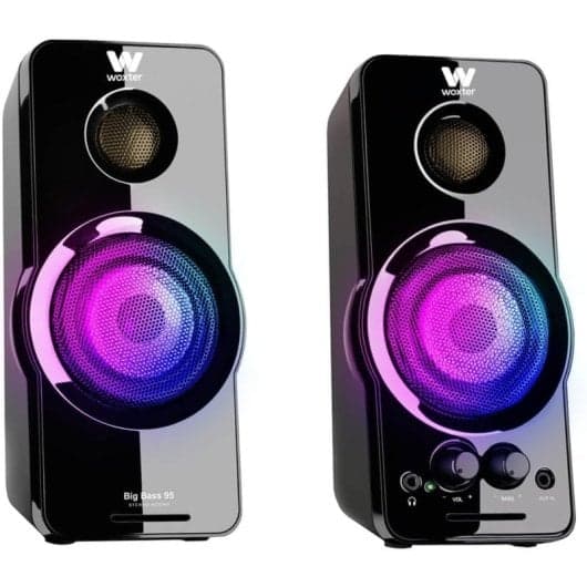 Woxter Big Bass 95 RGB Altifalantes 2.0 20W Pretos