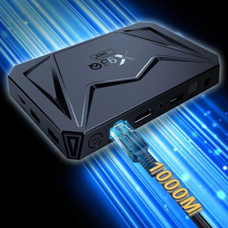 X96Q Pro Plus H728 2GB/16GB Dual Wifi Android 14 Preto - Android TV