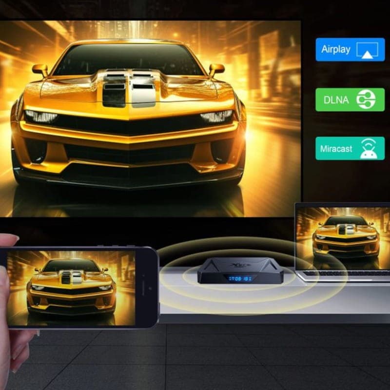 X96Q Pro Plus H728 2GB/16GB Dual Wifi Android 14 Preto - Android TV