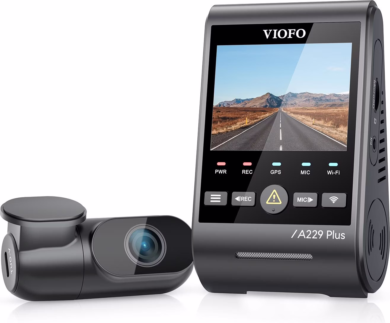 VIOFO A229 Plus 2K + 2K WiFi GPS - Dash Cam
