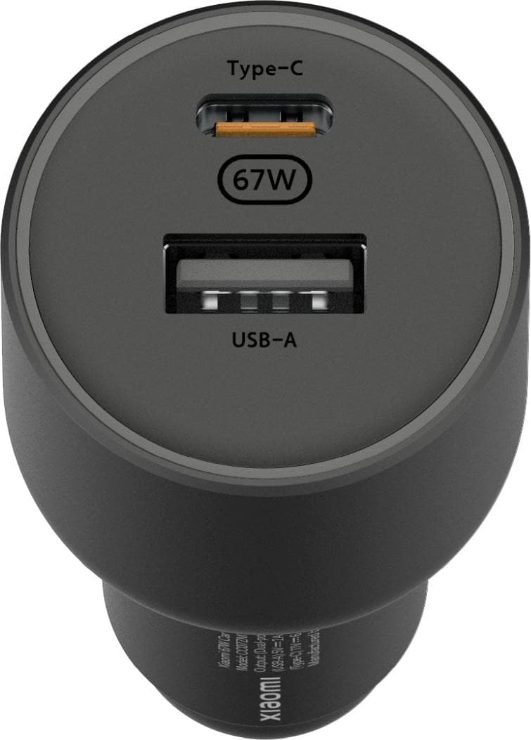 Xiaomi 67W Car Charger USB-A + Type-C