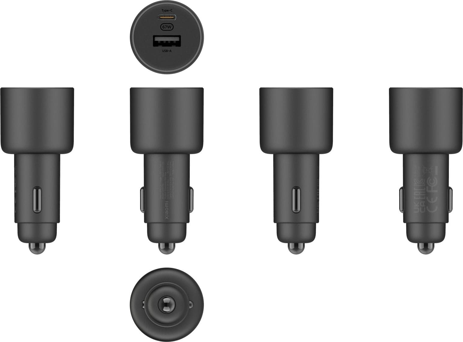 Xiaomi 67W Car Charger USB-A + Type-C