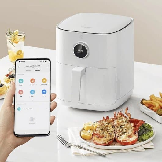 Xiaomi Smart Air Fryer Fritadeira de Ar 4.5L Branca