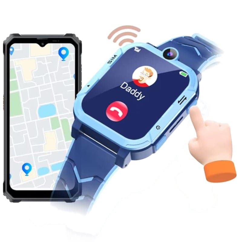 Relógio Inteligente Blackview Z20 4G GPS Azul