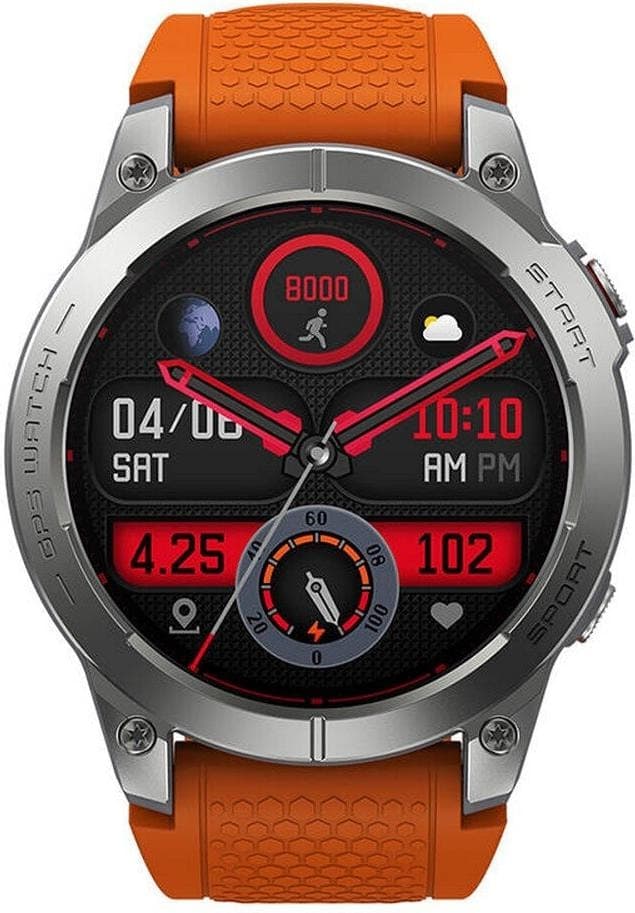 Zeblaze Smartwatch Smartwatch Stratos 3 (Pomaranczowy)