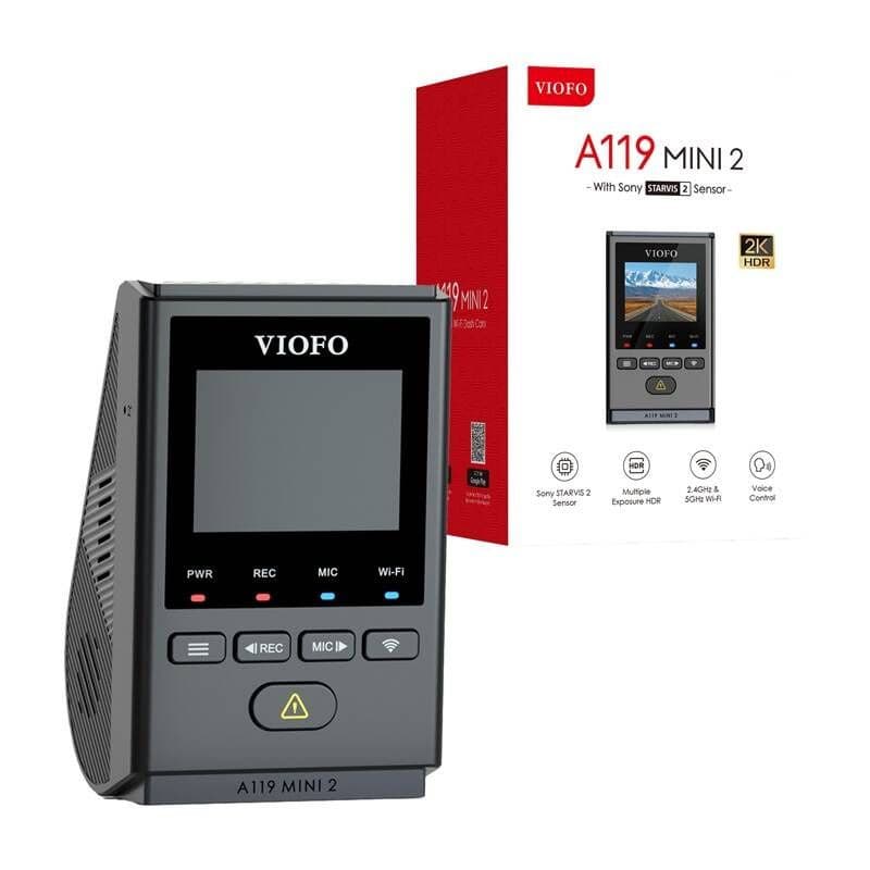 VIOFO A119 MINI 2-G 2K 60fps WiFi GPS - Dash Cam