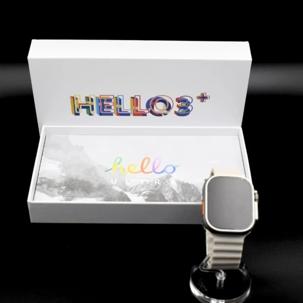 Relógio Inteligente Hello Watch 3 Plus Prateado