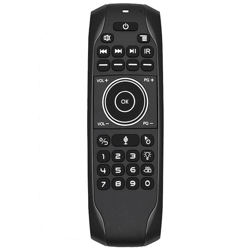 Air Mouse e Mini Teclado G7V Pro Gyro Voz Retroiluminada