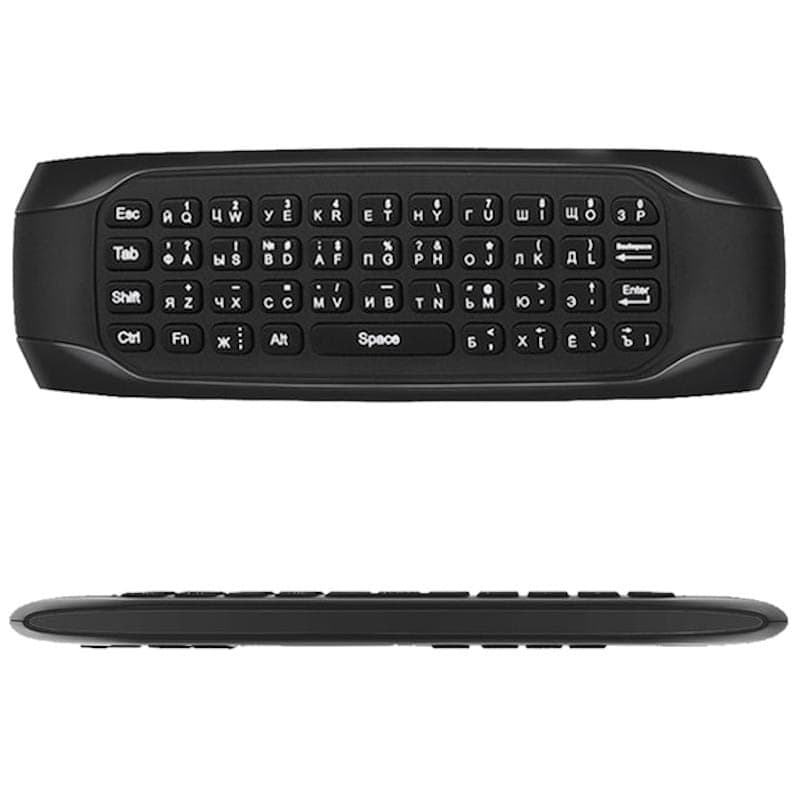 Air Mouse e Mini Teclado G7V Pro Gyro Voz Retroiluminada