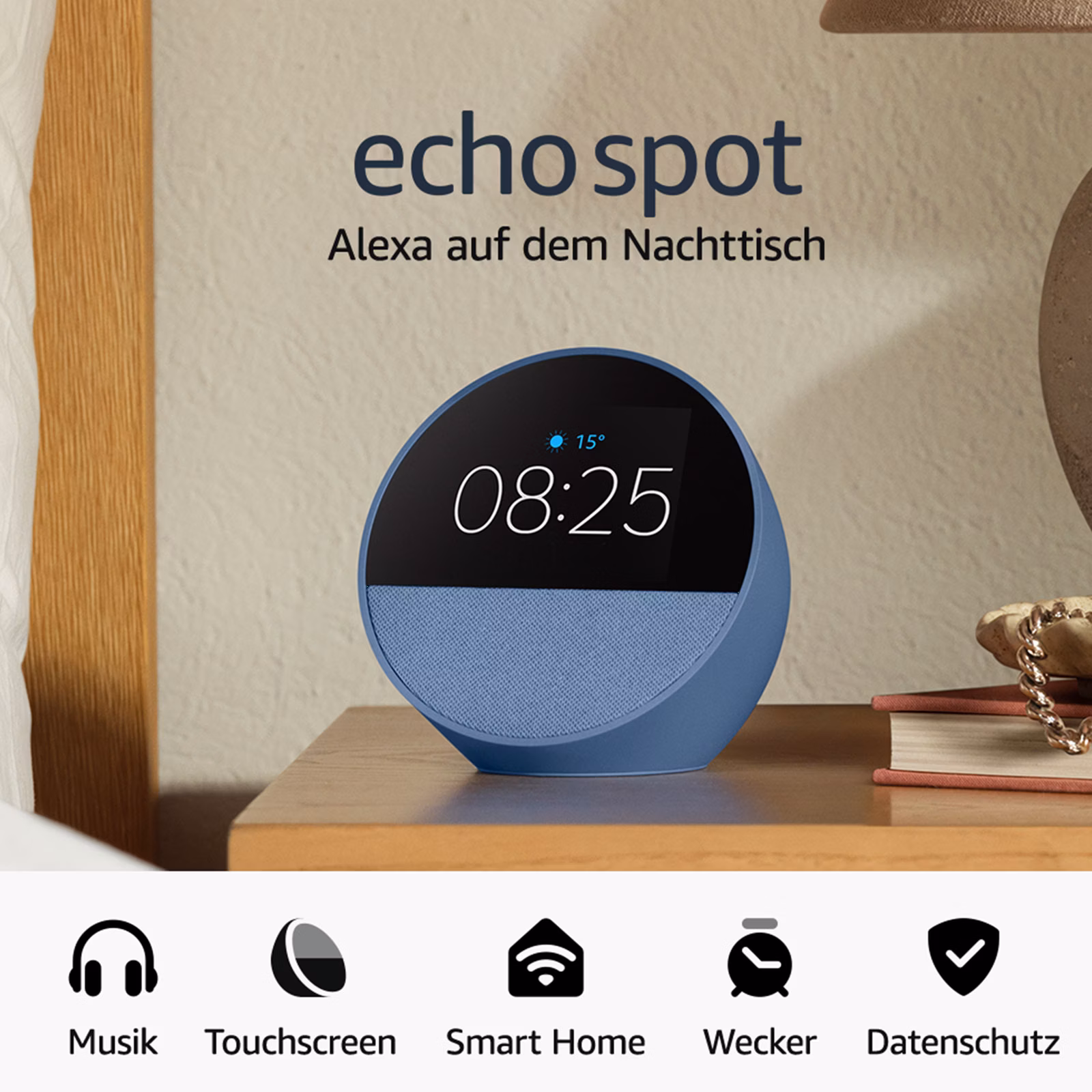 Amazon Echo Spot (2024) - Assistente Smart Home