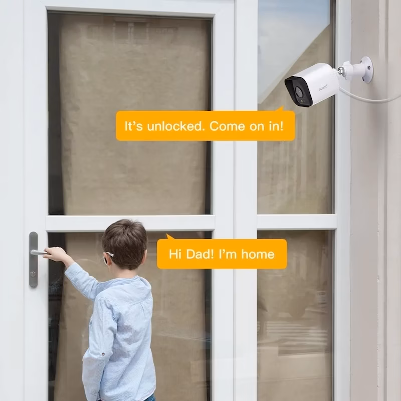 Arenti O3 4MP 2.5K IP65 WiFi Branco Câmara de Segurança