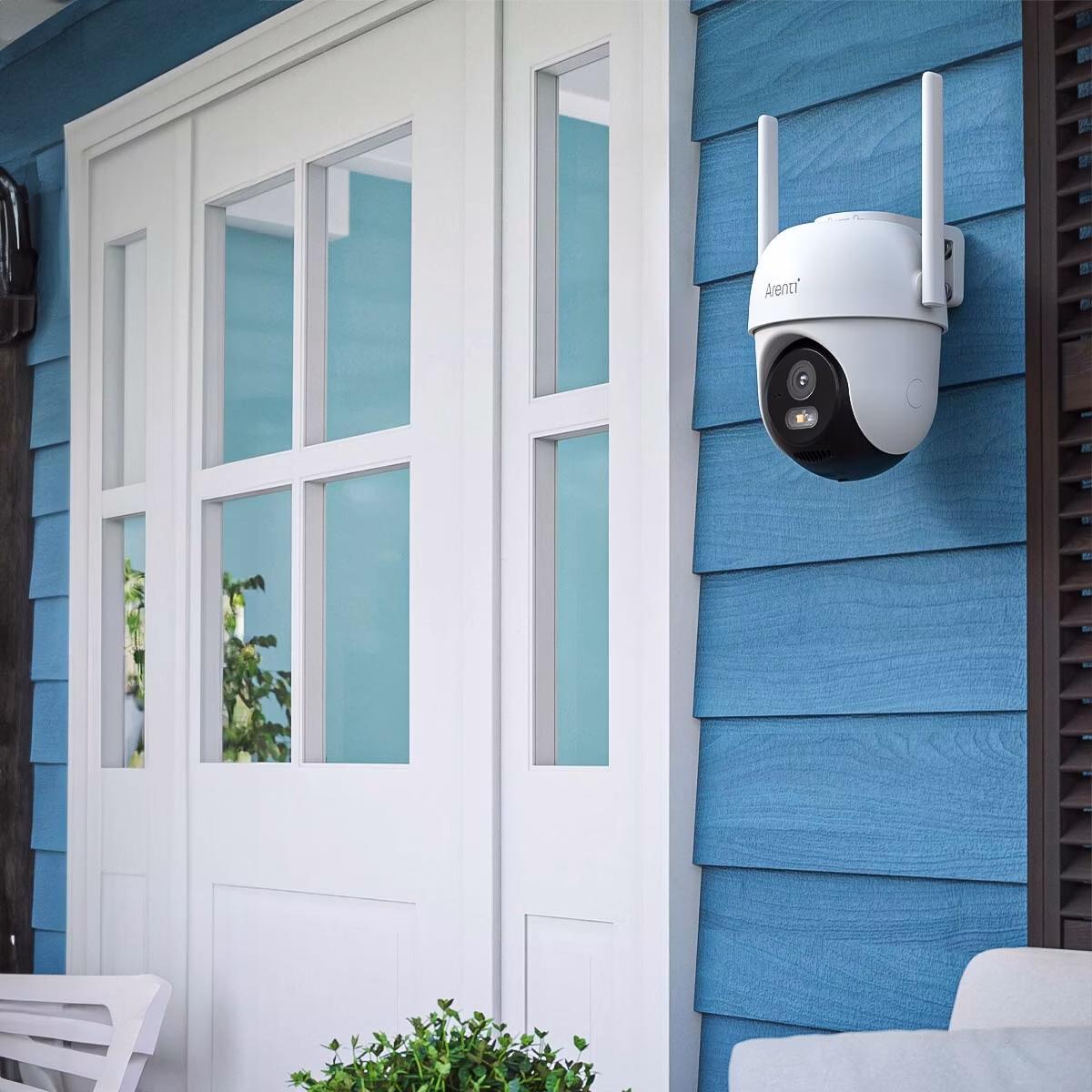 Arenti OP1 4MP UHD IP65 WiFi Branco Câmara de Segurança