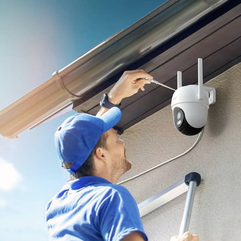 Arenti OP1 4MP UHD IP65 WiFi Branco Câmara de Segurança