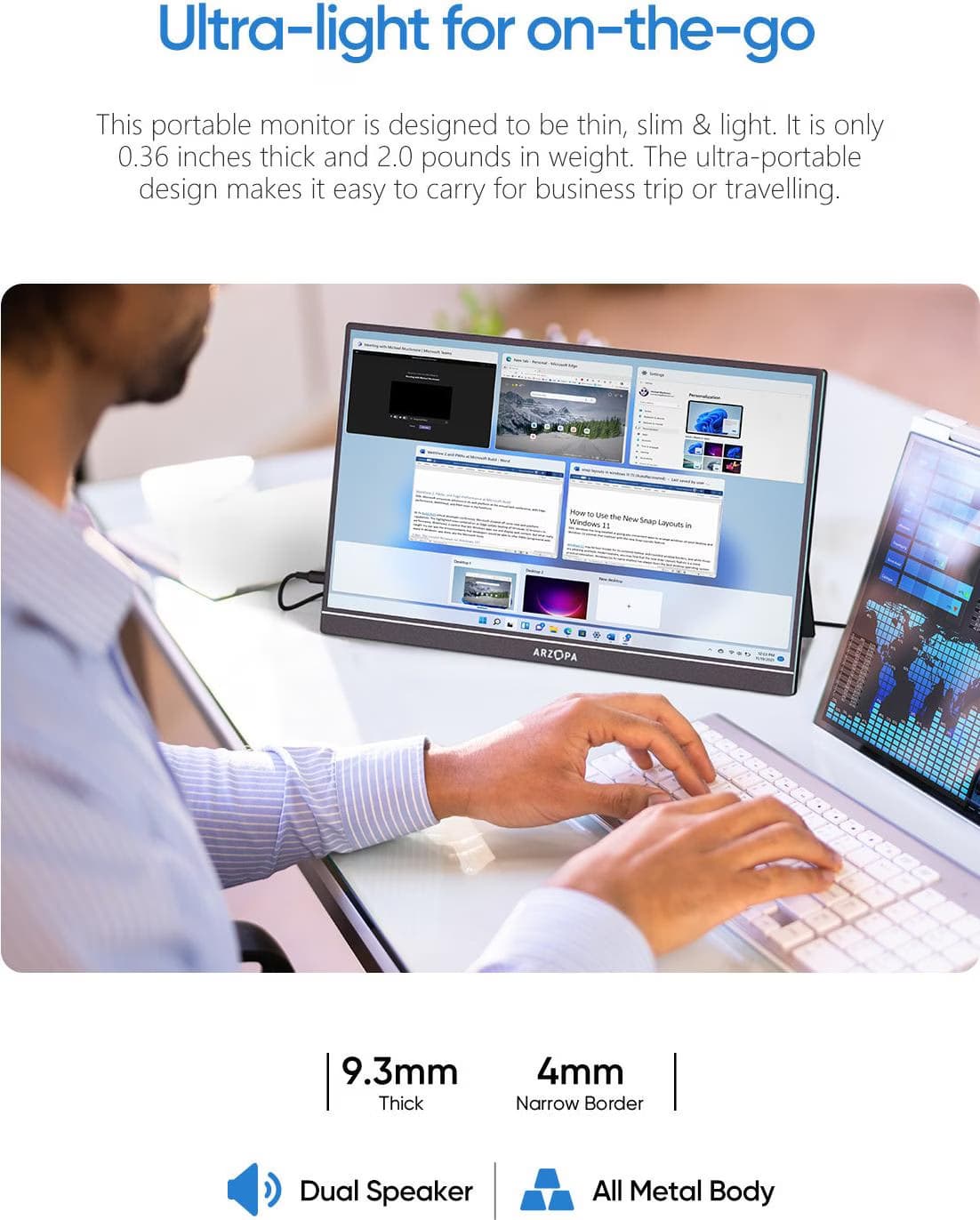 Arzopa A1 M 17.3" Full HD IPS HDR