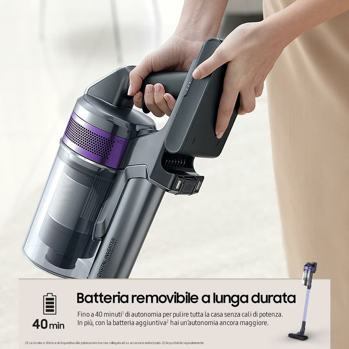 Aspirador Vertical Jet60 150W