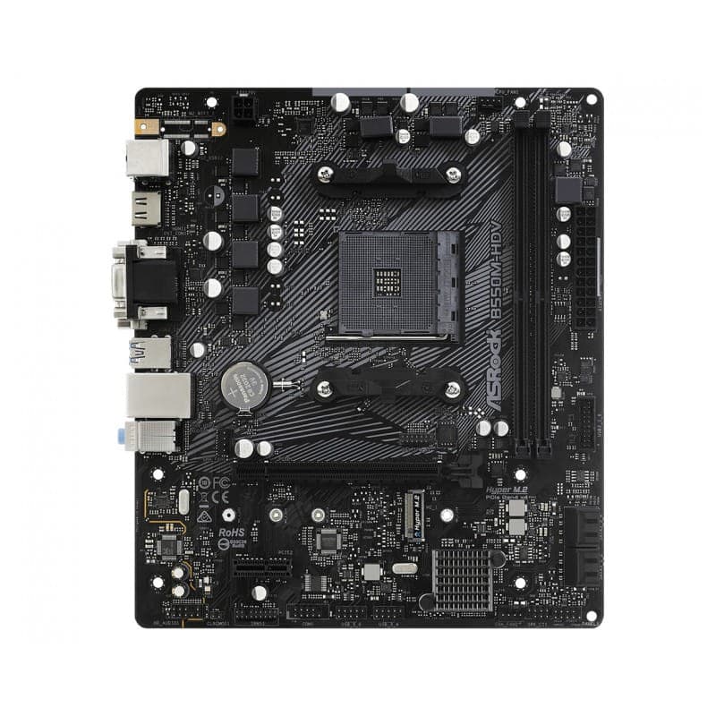 Asrock B550M-HDV AMD Socket AM4 64GB Micro ATX Preto