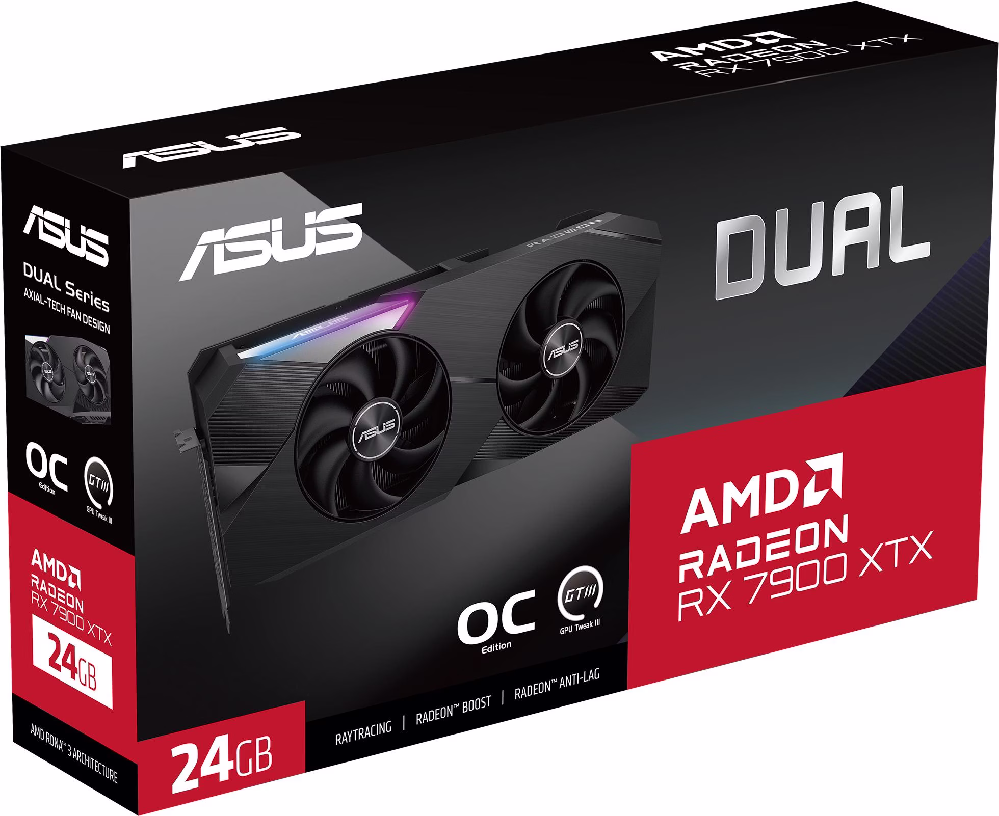 ASUS Dual RX7900XTX AMD Radeon 24 GB GDDR6 - Placa gráfica