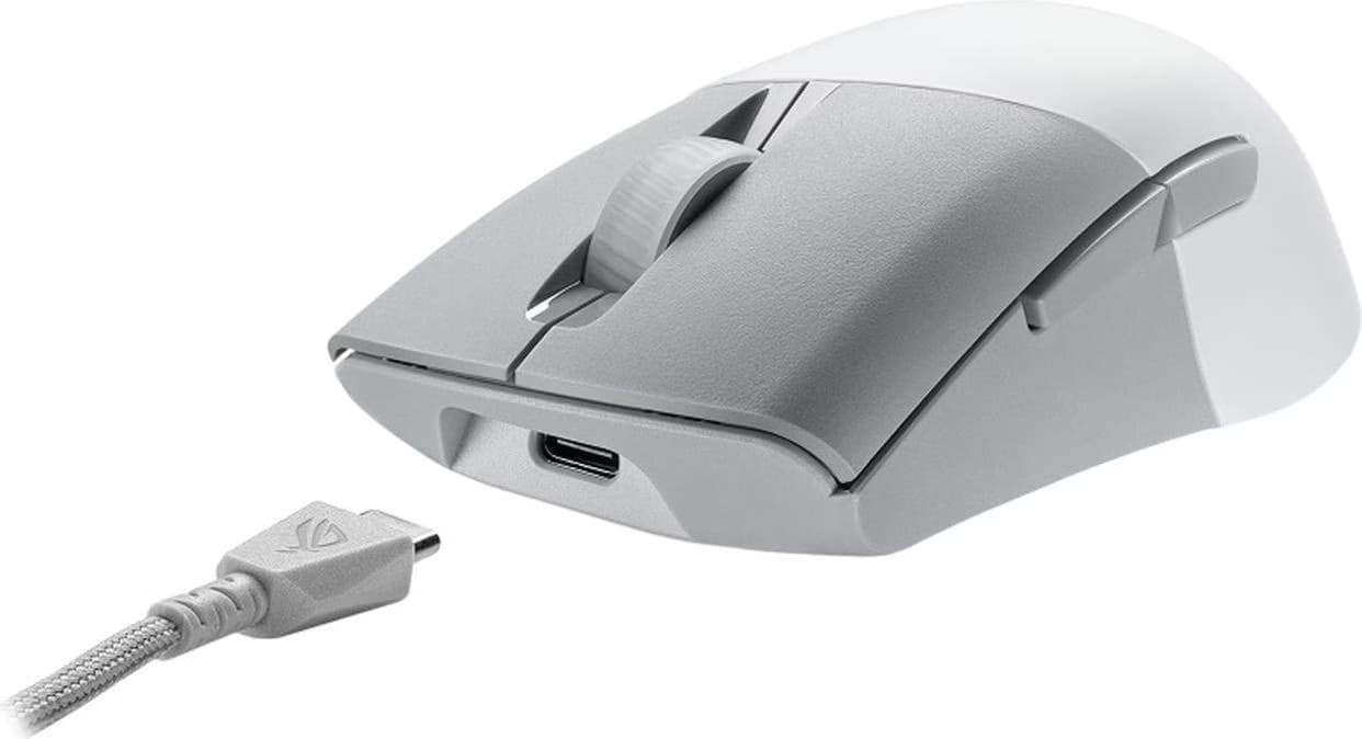 ASUS ROG Keris Wireless AimPoint Bluetooth Branco 36000 DPI