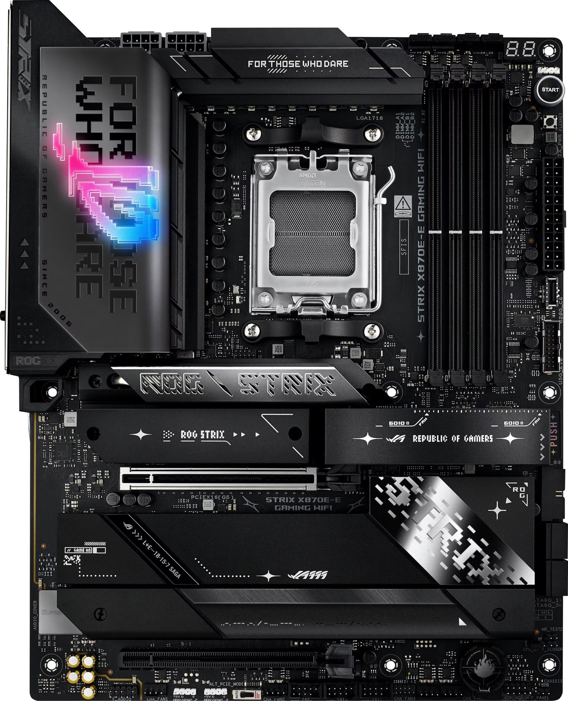 ASUS ROG STRIX X870E-E GAMING WIFI Soquete AM5 ATX