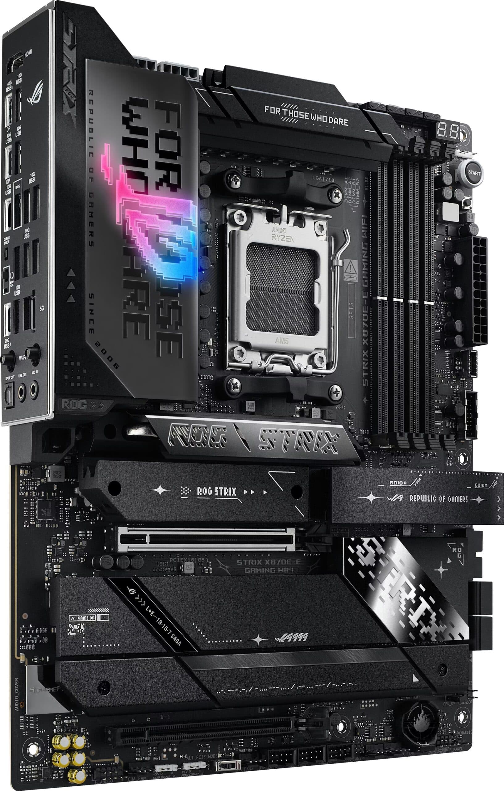 ASUS ROG STRIX X870E-E GAMING WIFI Soquete AM5 ATX