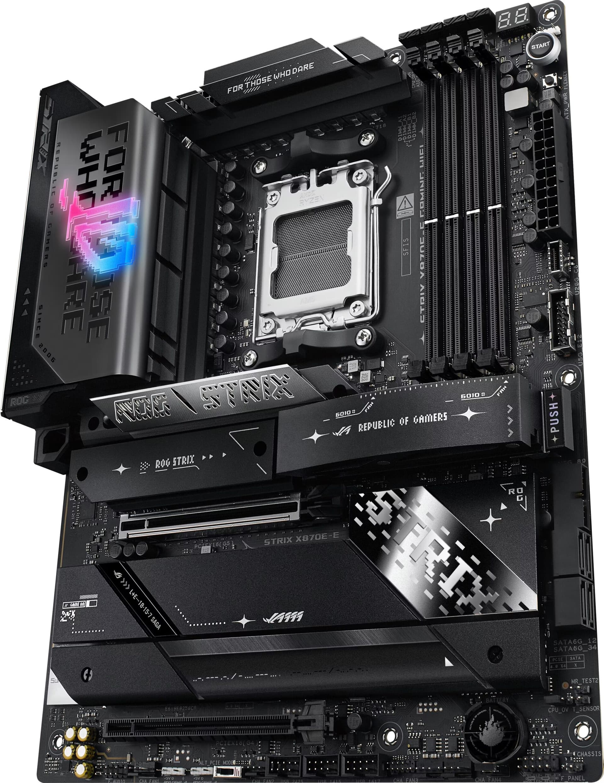 ASUS ROG STRIX X870E-E GAMING WIFI Soquete AM5 ATX