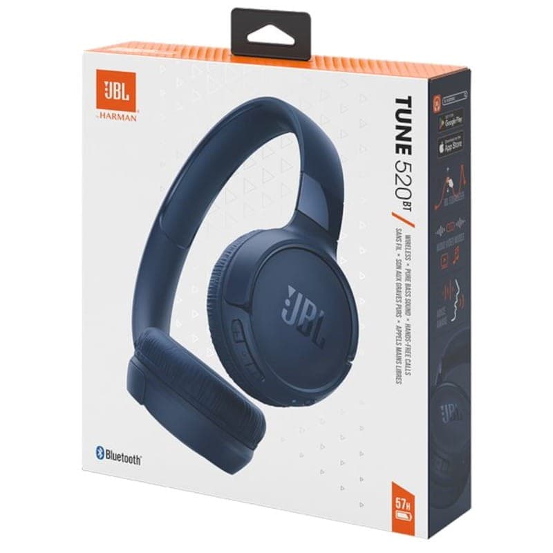 Auscultadores Bluetooth JBL TUNE 520 BT