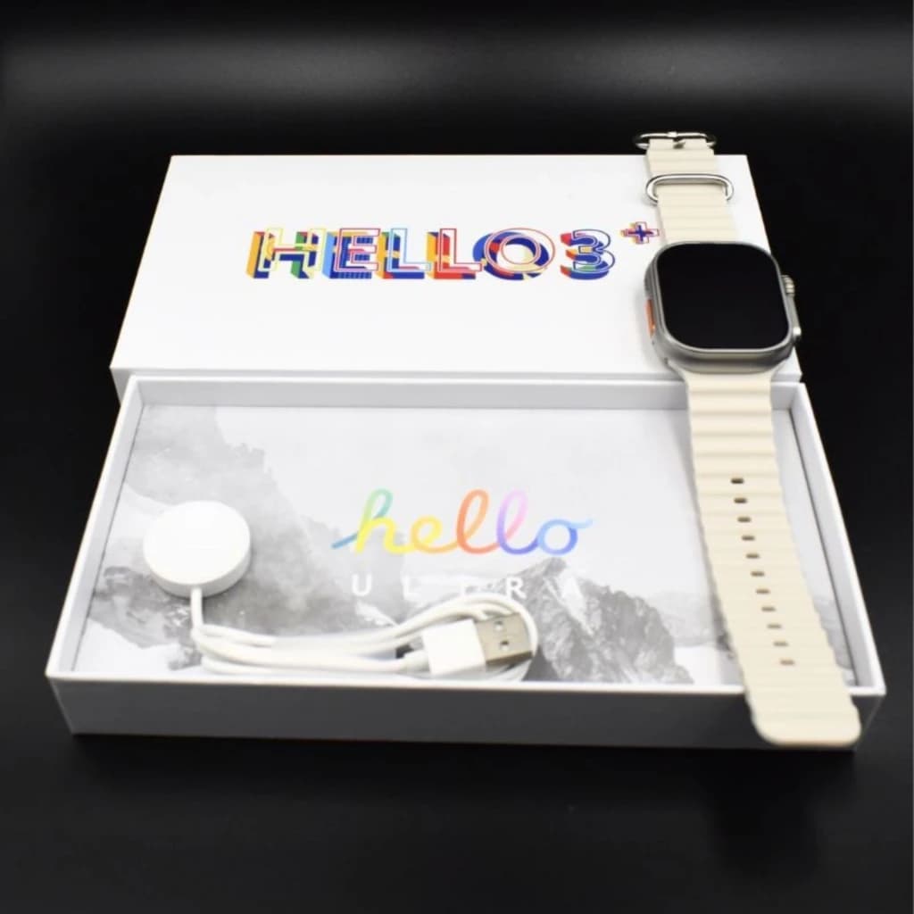 Relógio Inteligente Hello Watch 3 Plus Prateado