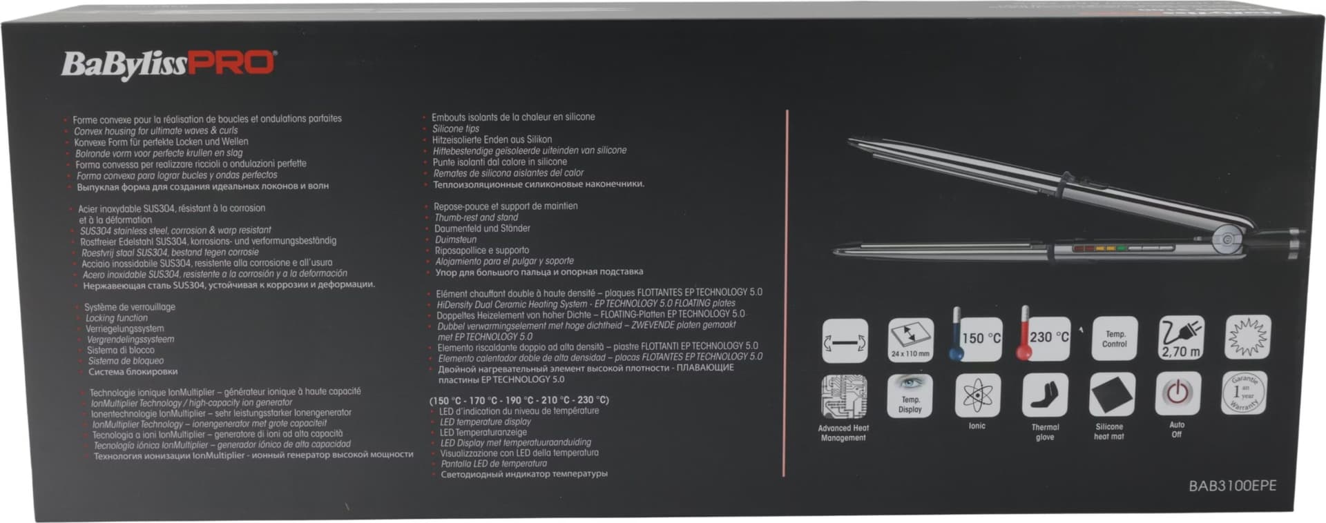 BaByliss ELIPSIS3100 45 W Prata
