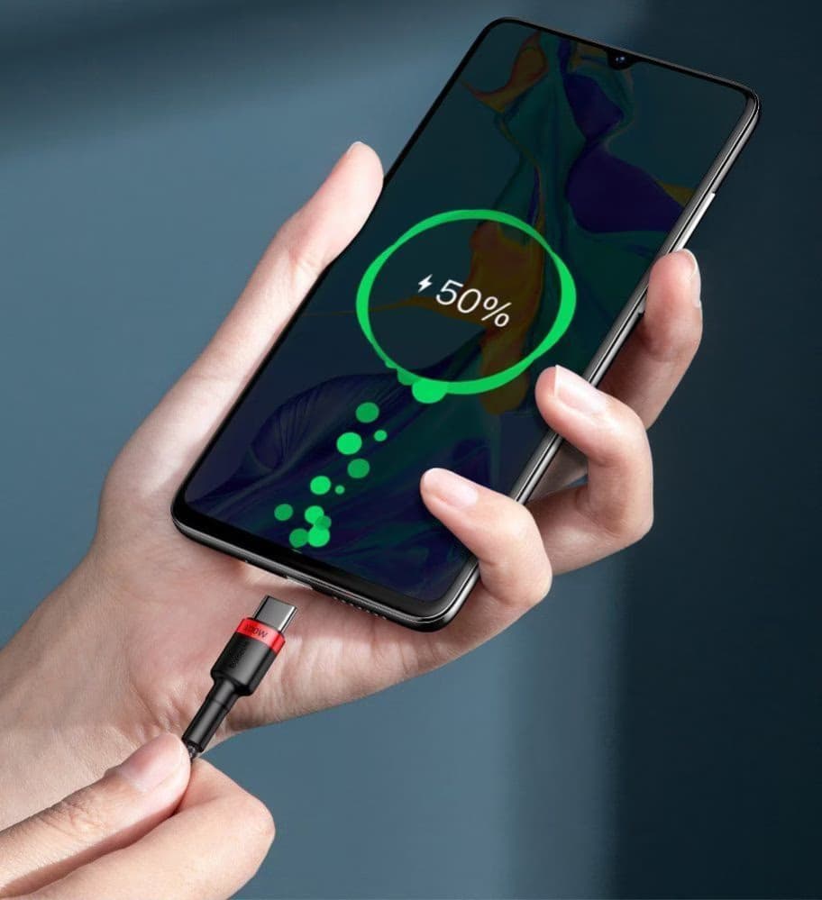 Baseus Cable Cafule USB-C para USB-C PD2.0 100W 2m