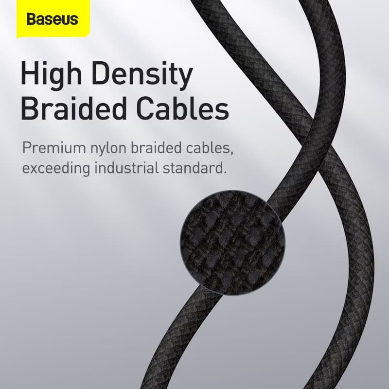Baseus Cabo Trançado USB Tipo C para Lightning Apple 20W 1m