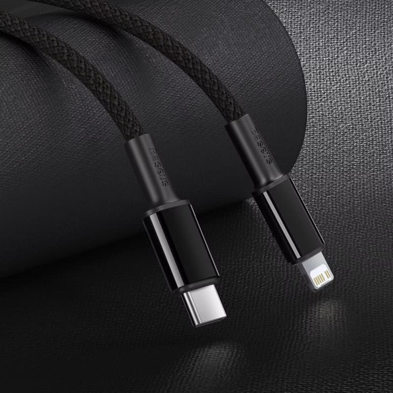 Baseus Cabo Trançado USB Tipo C para Lightning Apple 20W 1m