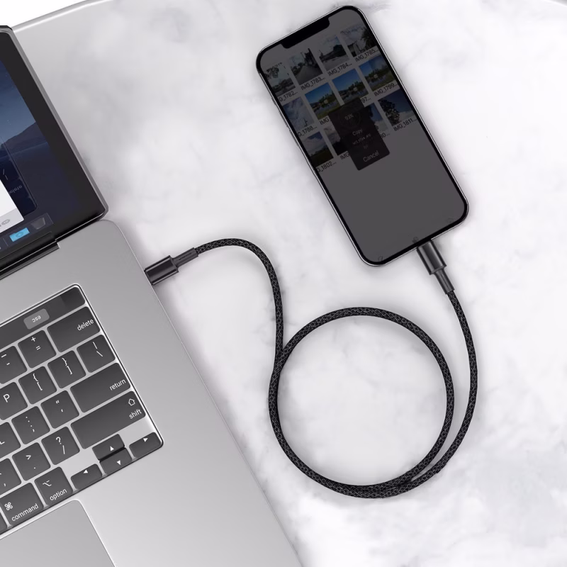 Baseus Cabo Trançado USB Tipo C para Lightning Apple 20W 1m
