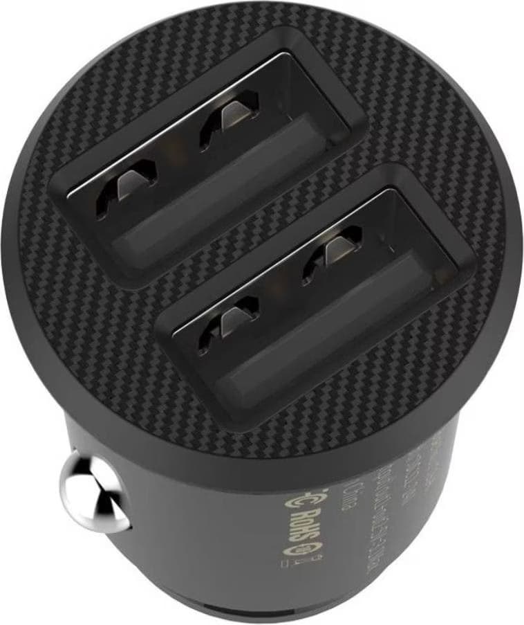 Baseus Carregador de Carro Duplo USB 3.1A Small Rice Grain