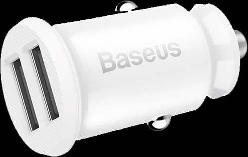Baseus Carregador de Carro Duplo USB 3.1A Small Rice Grain