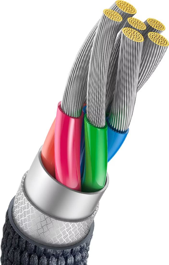 Baseus Crystal Shine - Cabo USB-A para USB-C 1,2 m