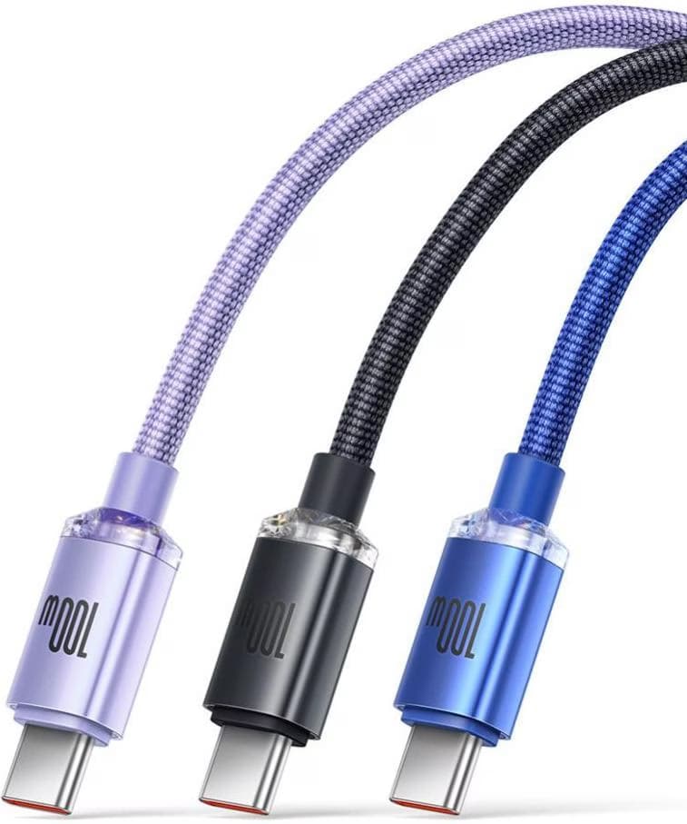 Baseus Crystal Shine - Cabo USB-A para USB-C 2m